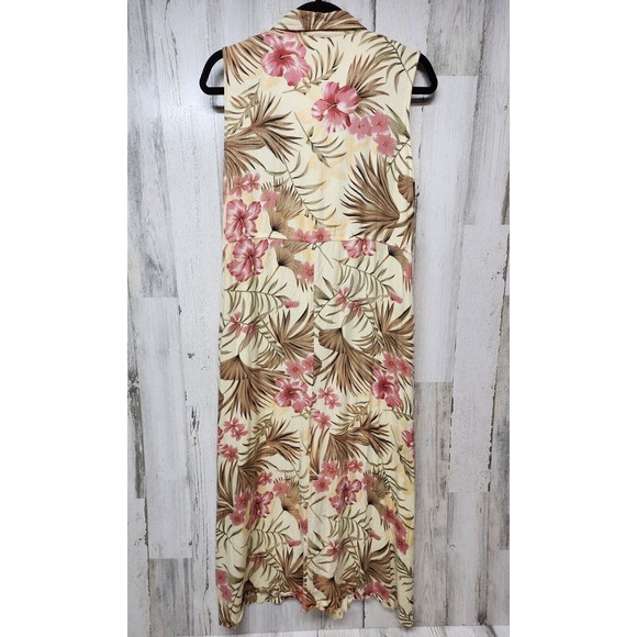 Bahama Beach Dress Women Large Multi-Color Maxi Hawaiian Tropical Coconutgirl - Picture 3 of 12